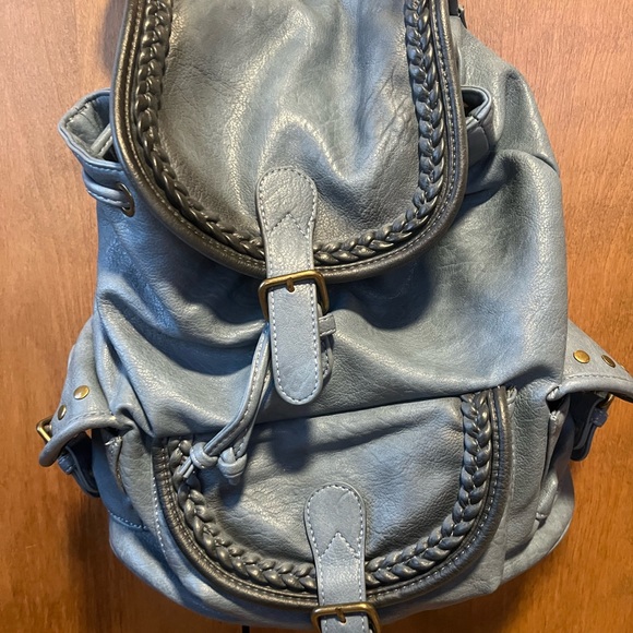 NWOT Montana West Faux Leather Conceal Carry Backpack - Picture 2 of 12